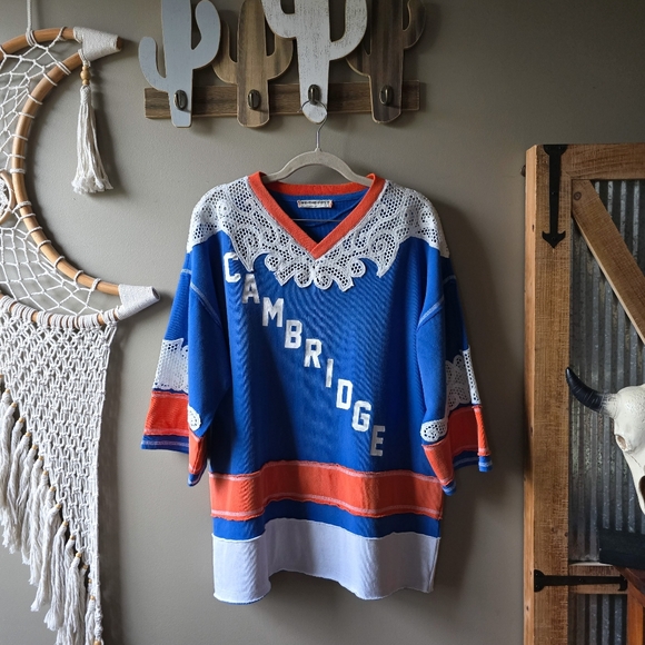 Free People Stanley Oversized Cambride Tee Jersey Nwot - Picture 4 of 9